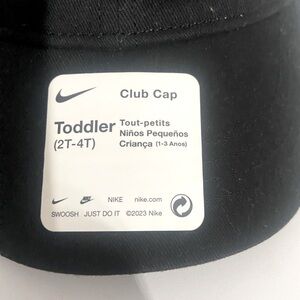 Nike Black Toddler Club Cap 2T-4T‎ brand new